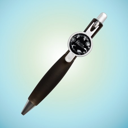 Stylo à bille noir personnalisé